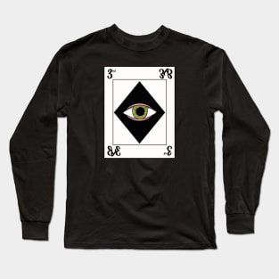 3rd eye playing card Long Sleeve T-Shirt